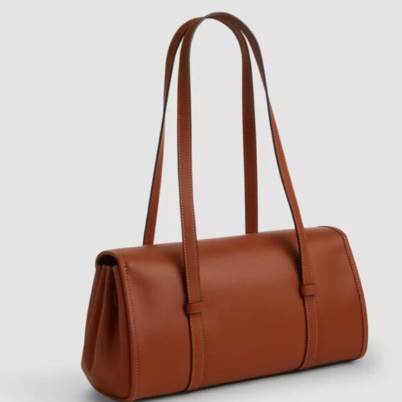 Brand New With Tags! Coach Bridget Flap Shoulder Bag Smooth Leather/Tan CDB05 - Picture 15 of 17